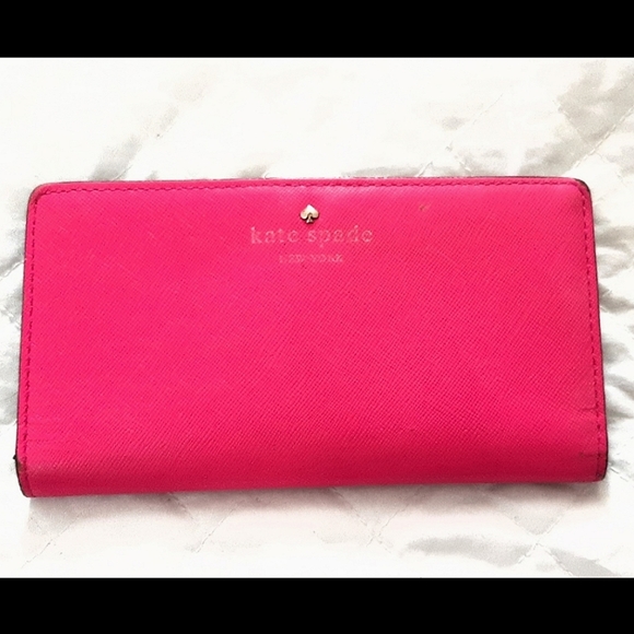 {Kate Spade} Pink Stacey Wallet - Picture 1 of 5